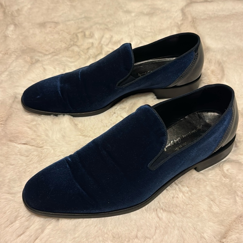 Antonio Maurizi Men’s Sz 11 Velvet & Leather Loafers